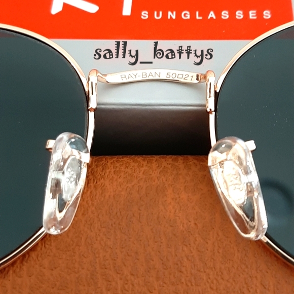 RayBan (Store Display) Round Metal Green Lenses RB3447 - Picture 9 of 14